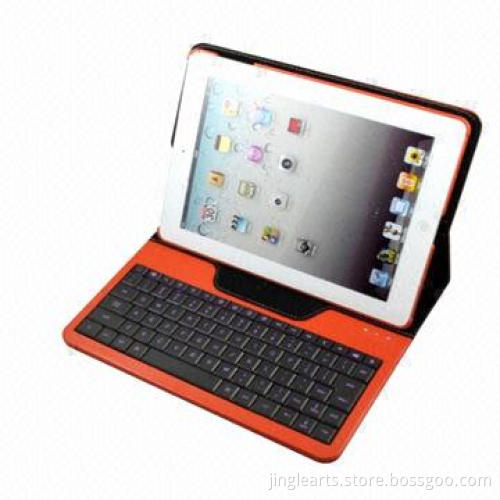 Bluetooth Keyboard Case for New iPad/iPad 2, with Backlight, Available in Black and Orange